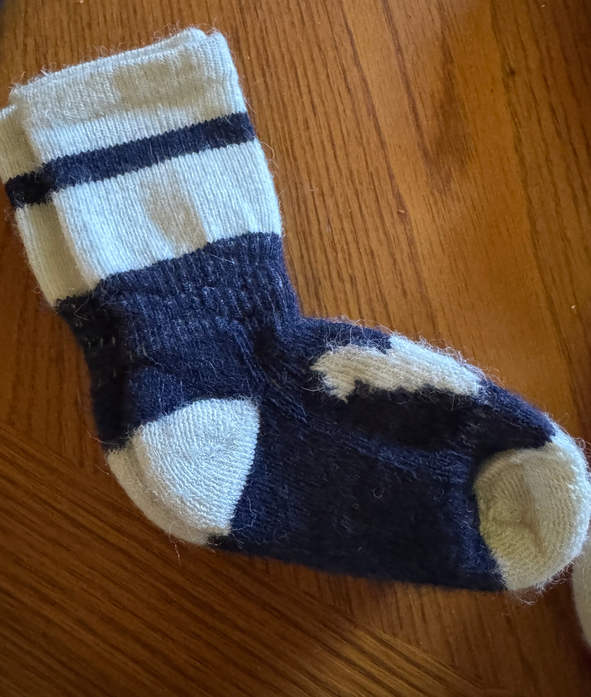 bas douceur traditionel pour bébé bleu