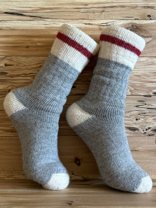 Classic Alpaca Thermal Socks - Timeless Warmth and Comfort / MarieBob Farm