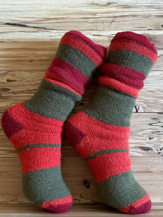 Bas thermal en fibre d'alpaga tropical pour enfants de la Ferme MarieBob